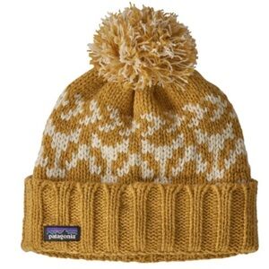 Patagonia Snowbelle Beanie Stocking Hat Yellow Mustard Cosmic Gold Wheat